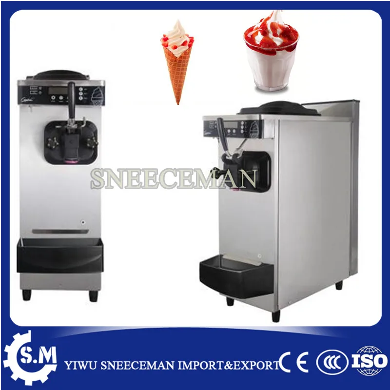 

commercial table top mini desktop soft ice cream vending machine 32-36L/H yogurt ice cream making machine no noisy