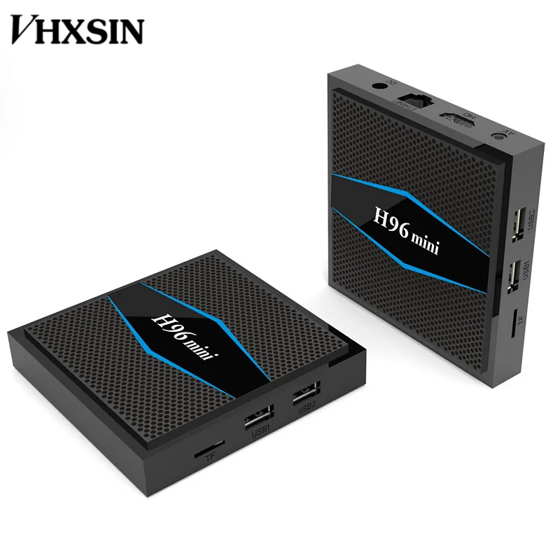 VHXSIN 2 шт./лот H96 мини smart tv android 7 1 mini гб озу 16 пзу тв приставка четырехъядерный