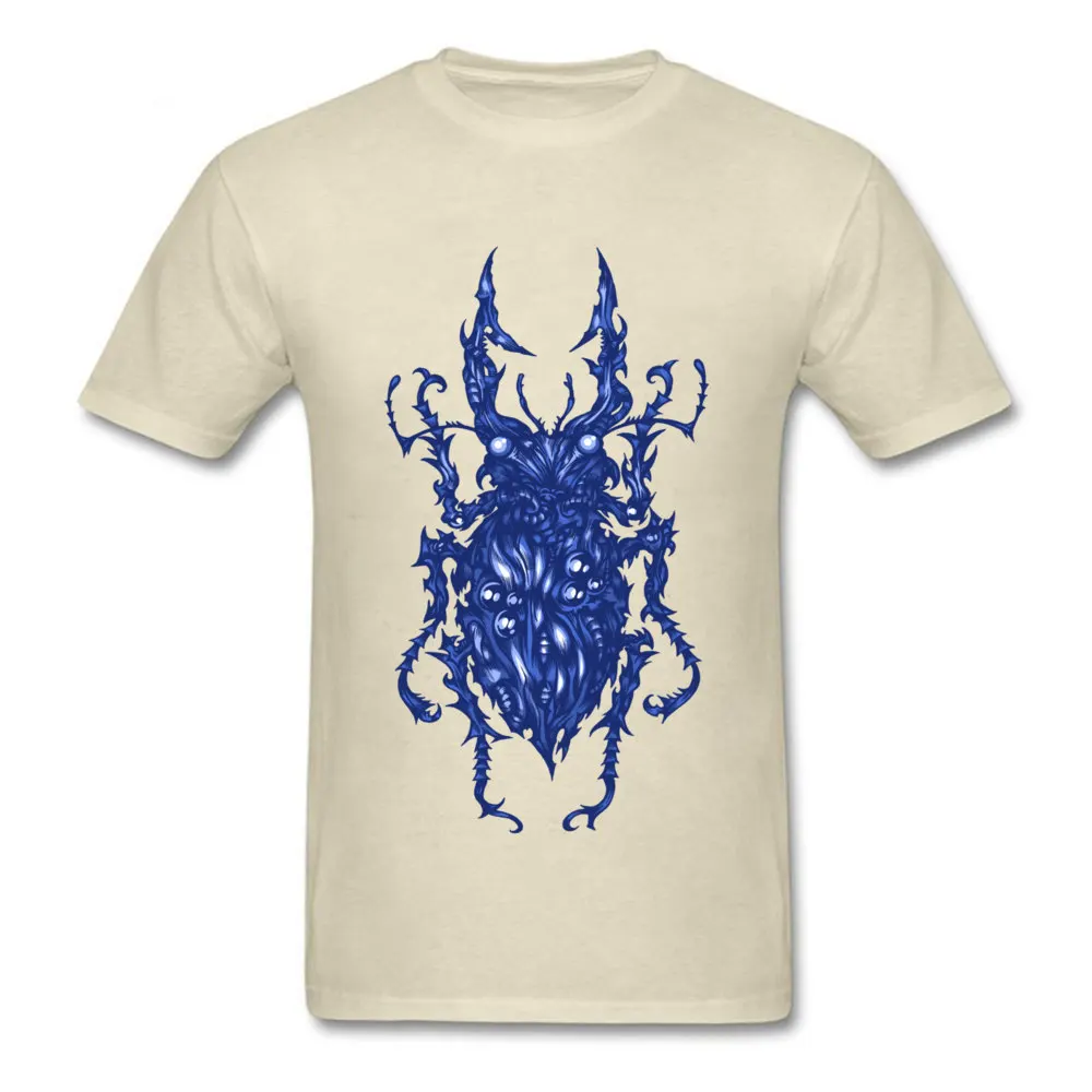 Blue Beetle O Neck T Shirt Thanksgiving Day Tops Tees Short Sleeve Fashionable 100% Cotton Fashionable T Shirt Summer Men Blue Beetle beige