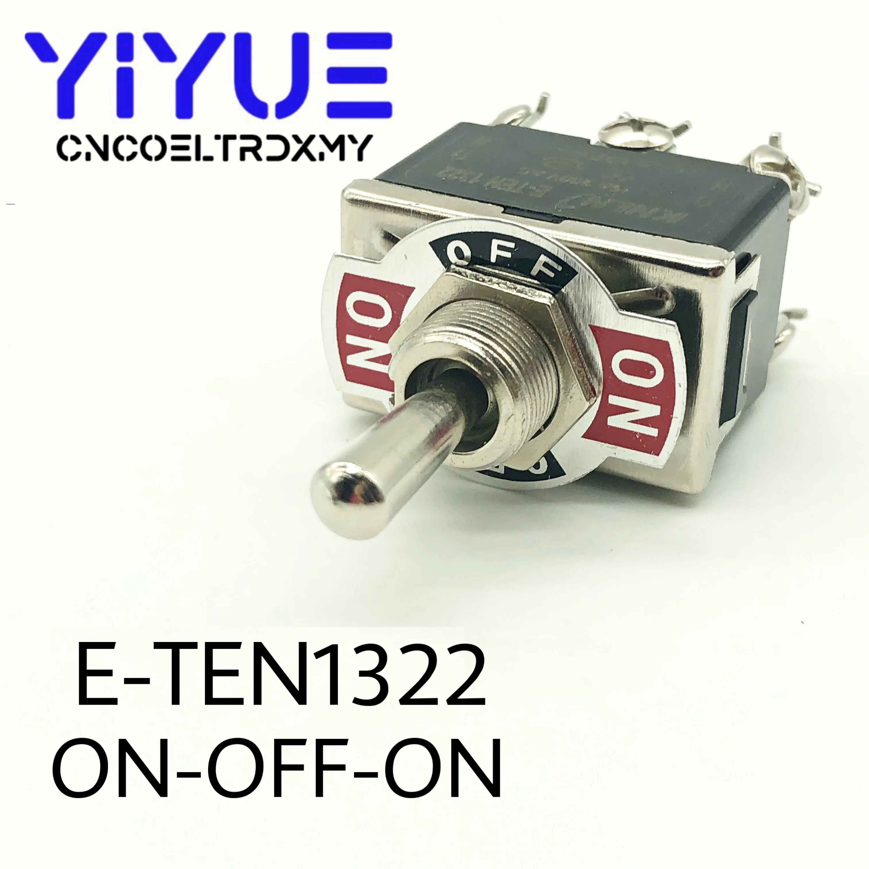 

1PCS E-TEN1322 16A/250V 6 pin Switch Cap On-Off-On Miniature Toggle Switches