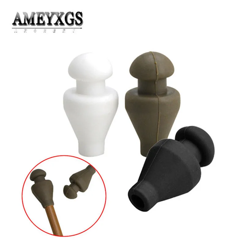 

50pcs Rubber Arrowhead Safety Broadhead For 6.0mm Arrow Shaft Soft Blunt Target Tips For Shooting Practice Archery Game