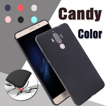 

500pcs Candy Color Soft TPU Silicone Case Matte Frosted Ultra Shockproof Cover For Huawei Mate 30 Lite 20 X Nova 7 SE Pro Y7P