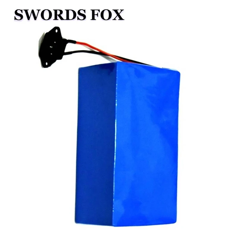 Sale SWORDS FOX 48V 26AH electric bike battery for 2000W motor ebike Battery use 2600mah 18650 with 50A BMS and 54.6v 5A charger 1