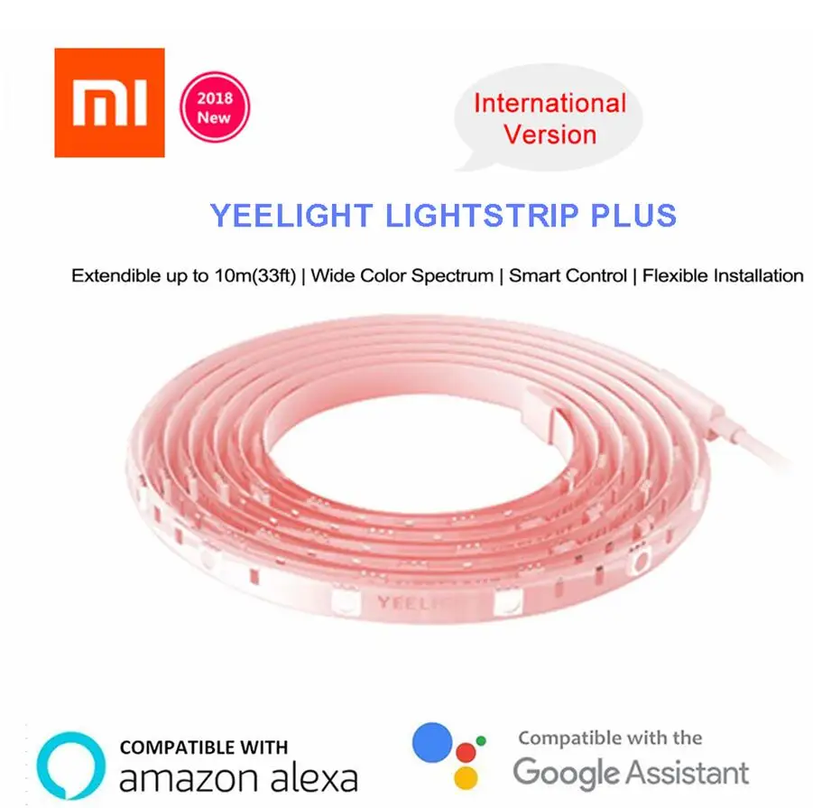  Xiaomi Mijia Yeelight Light Strip Plus to 10m Upgrated Version Smart Extension LED Strip Light Band - 32933226332