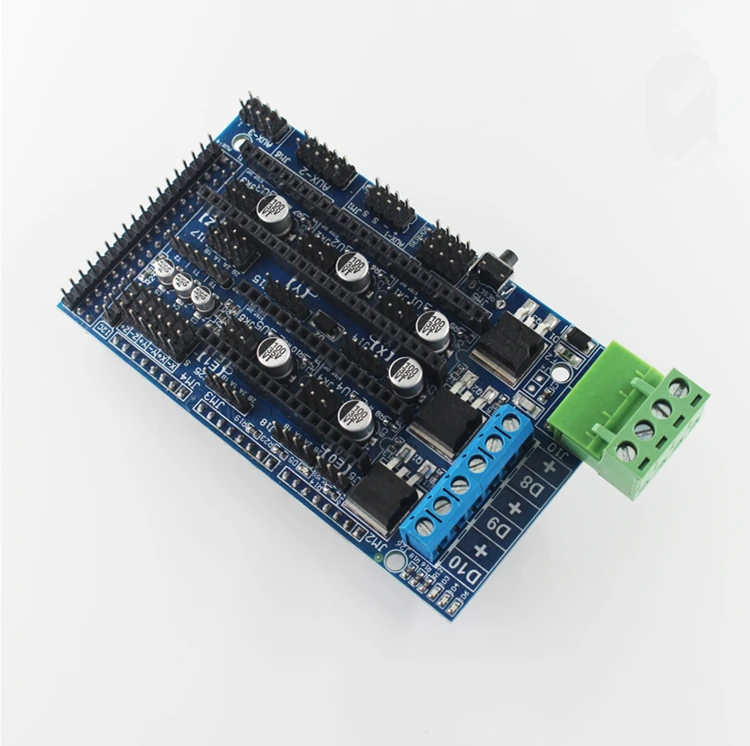 Комплект 3D-принтера 1 шт. Mega 2560 R3+ 1 шт. RAMPS 1,5 контроллер+ 5 шт. DRV8825 шаговый двигатель привод+ 1 шт. ЖК-контроллер 12864