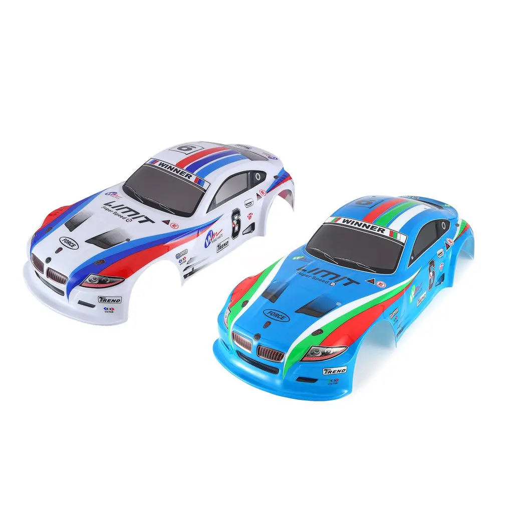 1/10 RC Car Shell Body for 1:10 RC Racing Car Car Flat Sports Drift Vehicle RTR Toys Parts Multicolor RC Car Model Toys Parts