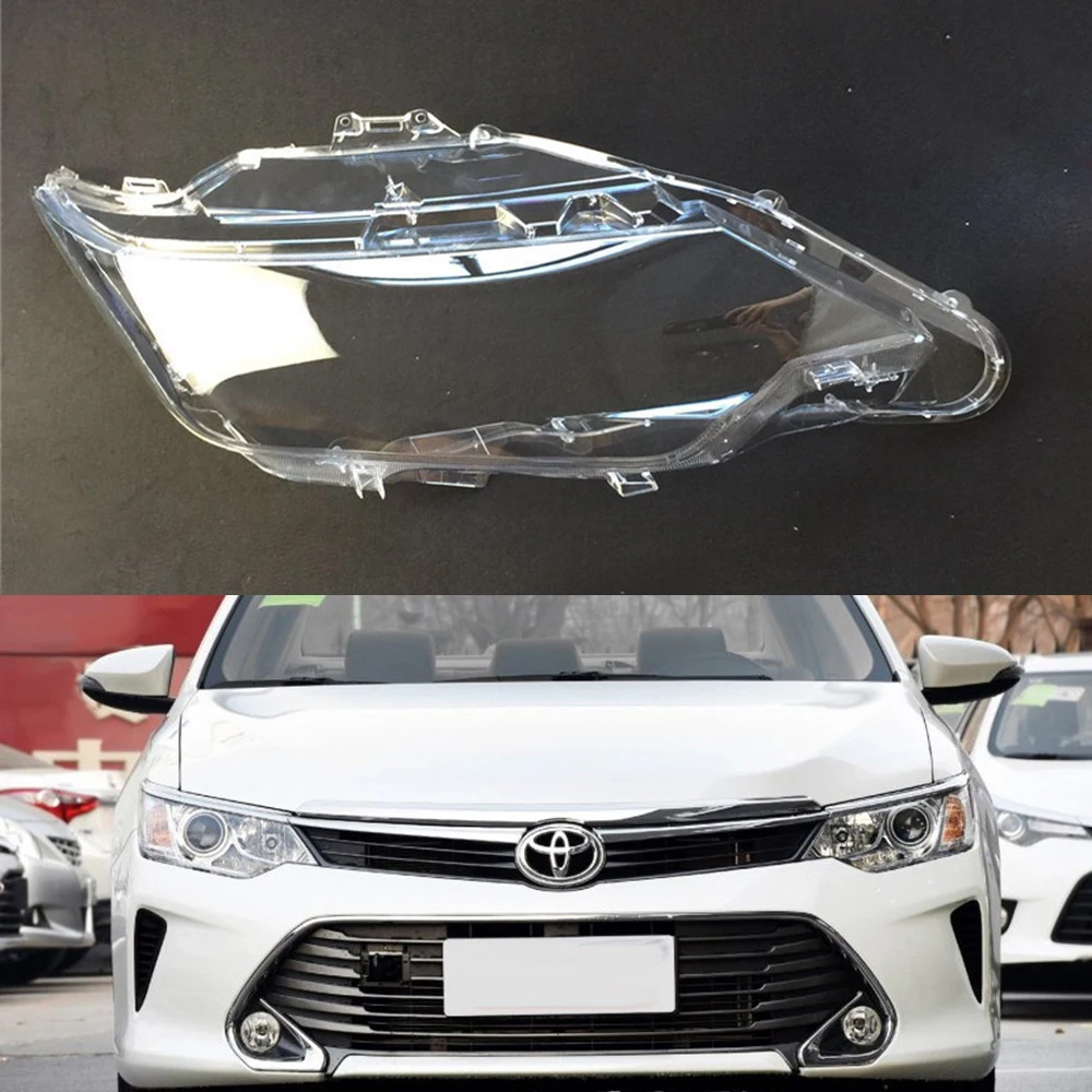 Для Toyota Camry фары автомобиля прозрачные линзы Авто оболочка Крышка