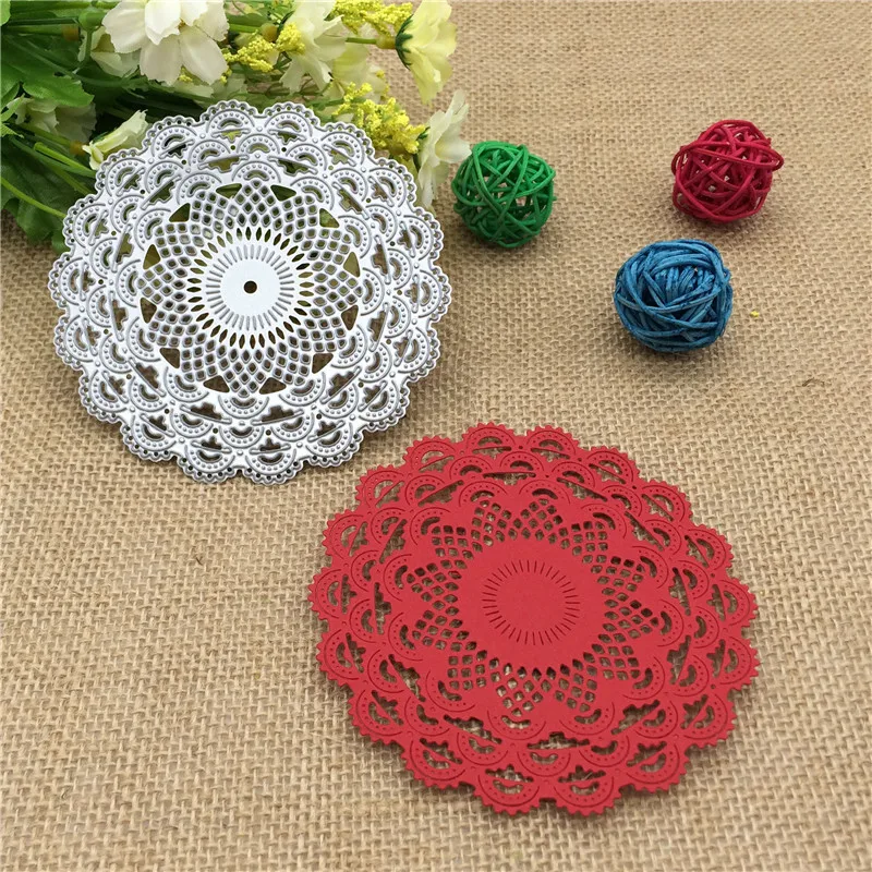 

Delicate Floral Pattern Design Metal Die Cutting Dies Scrapbooking Embossing Die Cut Stencil DIY Decoative Wedding Cards