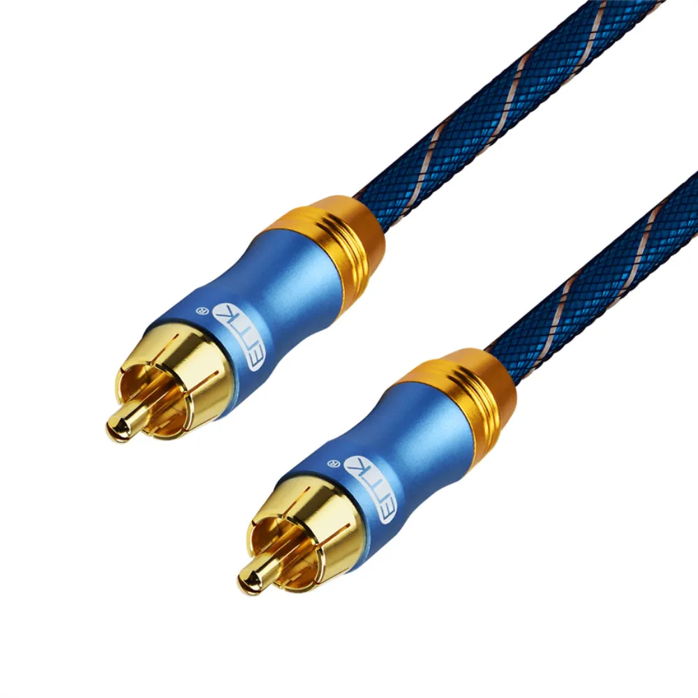 

Digital Audio Coaxial Cable OD8.0 6.0 Premium Stereo Audio Rca to Rca Male Coaxial Cable Speaker Hifi Subwoofer Cable AV TV