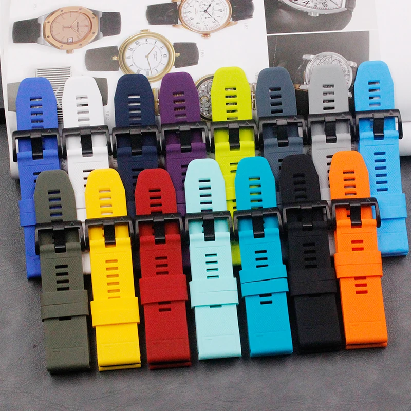 

Silicone strap men's watch accessories ardillon 26mm for Garmin Fenix 5X ladies outdoor sports waterproof casual strap buckle