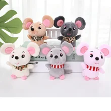 12cm Baby Kids Kawaii Cute Soft Plush Cartoon Animal Small Mouse KeyChain Toy Doll Pendant Stuffed Hamster Toy 12cm Baby Kids Kawaii Cute Soft Plush Cartoon Animal Small Mouse KeyChain Toy Doll Pendant Stuffed Hamster Toy