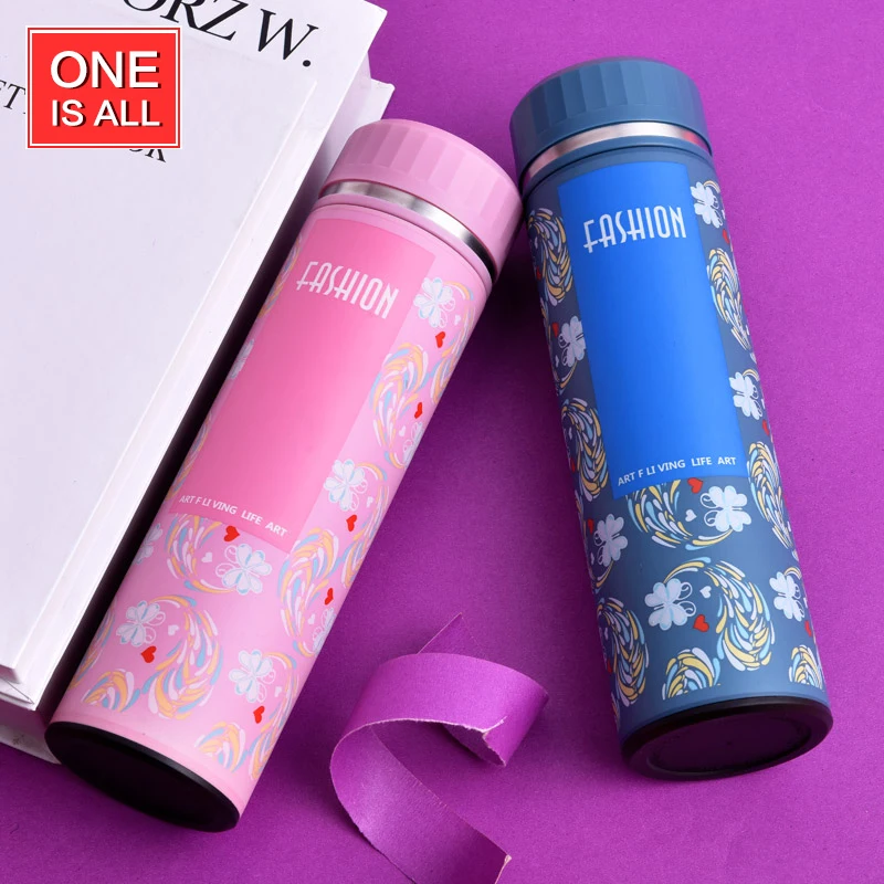 GYBL119 450ml Thermos Water Mug with Tea Infuser Vacuum flask Thermal cup drink bottle warter Thermal Mug coffee Tumbler all-one-vacuum : image GYBL119 450ml Thermos Water Mug with Tea Infuser Vacuum flask Thermal cup drink bottle warter Thermal Mug coffee Tumbler all-one-vacuum