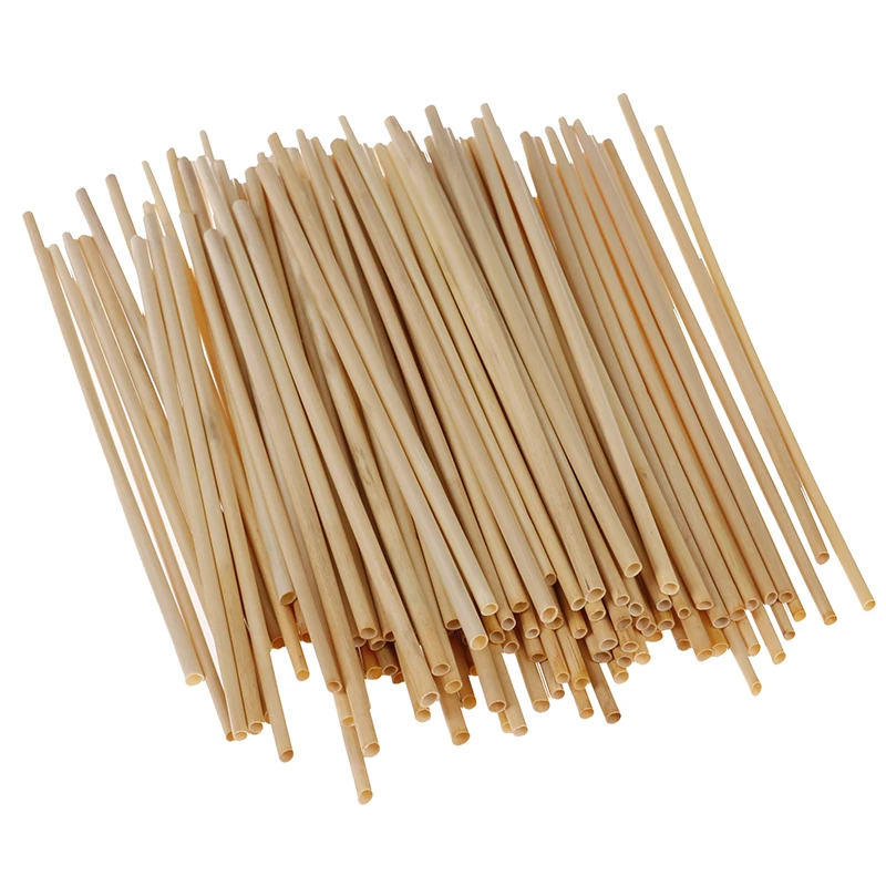 

100PCS Wheat Straw Biodegradable Straws Environmentally Friendly Portable Drinking Straws Bar Kitchen Accessories ECO Straw