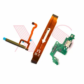 

power on/off volume switch side main mother board USB charging charger board connector port flex cable For Huawei Nova 2 plus