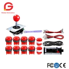 1Player LED Arcade Kit For USB MAME PC Game & Raspberry Pi Controller DIY Zero Delay USB Encoder Arcade Joystick And Push Button 1Player LED Arcade Kit For USB MAME PC Game & Raspberry Pi Controller DIY Zero Delay USB Encoder Arcade Joystick And Push Button