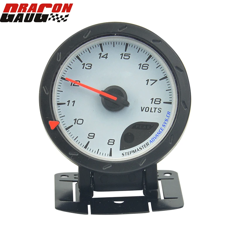 

Dragon Gauge 60mm Auto Car motorcycle Motorboat Volt gauge voltage Meter Stepping Motor Self Check function Free shipping