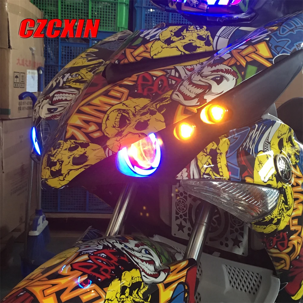 Фара для мотоцикла Модифицированная фара HID YAMAHA Exciter150 MXKING150 Y15ZR| |