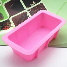 Cheap Silicone cake toast bread mold Big square brick handmade soap mold