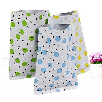 

Wholesale 100pcs/lot Small Eyes Facial Masks Heat Sealing Bags Coffee Powder Flour Jams Open Top Aluminum Foil Packaging Bag