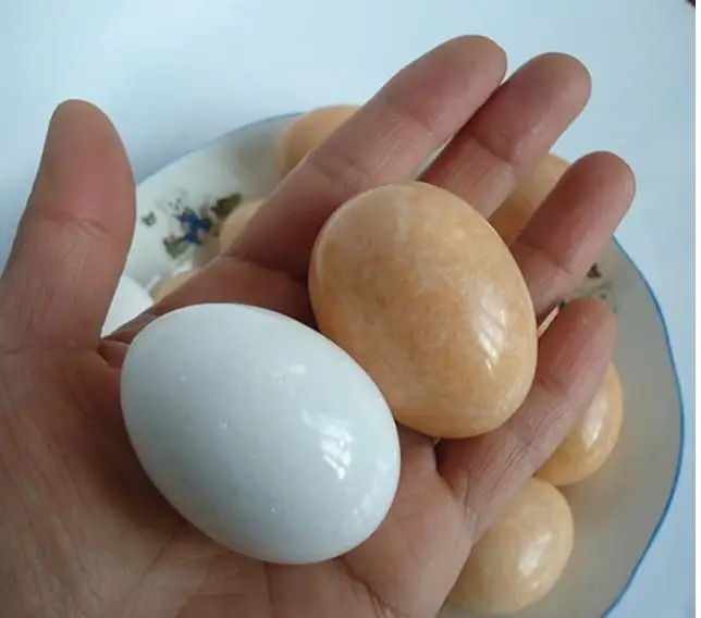 Натуральный нефрит яйцо гандбол камень фитнес аппарат уход за пожилыми людьми плеер массажер для тела
