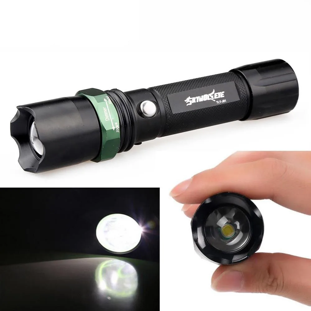 3500 Lumens 3 Modes CREE XM L T6 LED 18650 Compact Waterproof