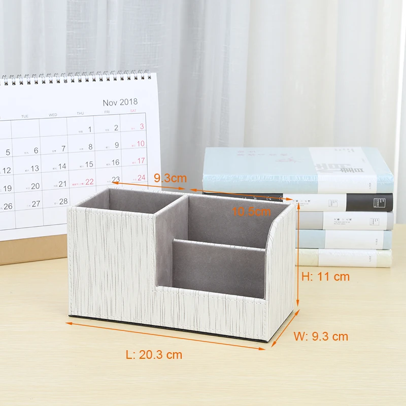 Multi função de Secretária Organizador dos Artigos de Papelaria Caixa de Armazenamento Caneta Lápis Caso Titular Container 16 Cores 46 armazenamento recipiente 16 cores