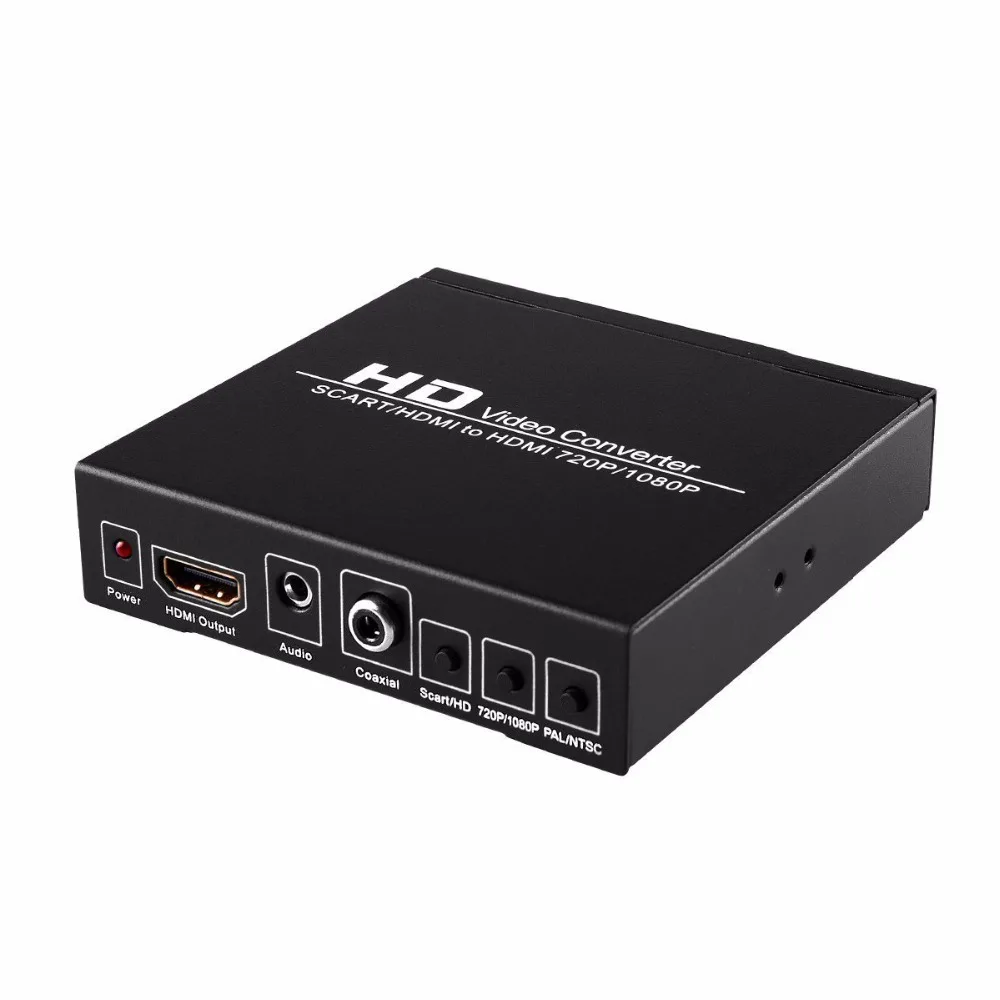 HDMI+ из scart в HDMI конвертер Full HD 1080 P цифровой высокой четкости видео конвертер адаптер для DVD HD STB игровой плеер