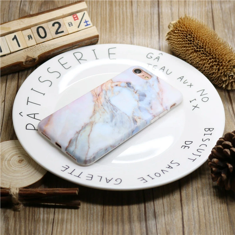 Marble Phone Case For iPhone 6s 7 Plus Cases TPU Silicone Matte Marble Cover For iPhone 7 7 Plus Cases For iPhone X 6 6s Capinha (11)