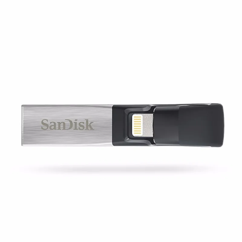 SanDisk флеш-накопитель USB 3,0 SDIX30N 256 ГБ 128 Гб 64 ГБ 32 ГБ 16 ГБ флеш-накопитель с двойным интерфейсом для iPhone iPad iPod APPLE