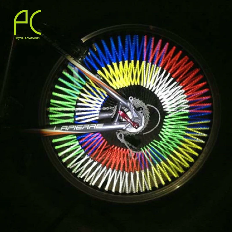12 шт. Предупреждение отражатель для велосипедных колес|wheel spoke reflector|spoke reflectorreflective