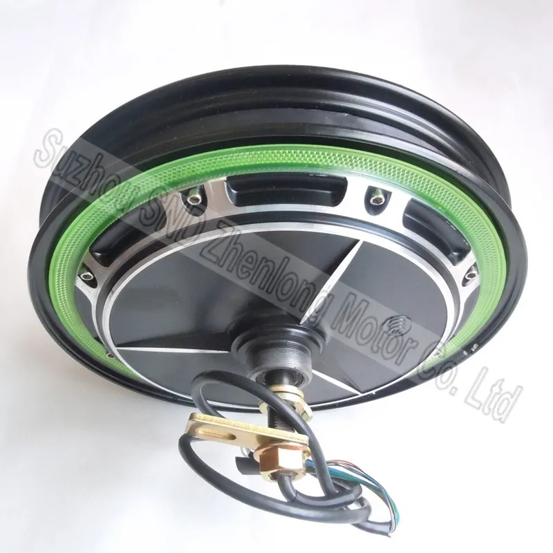 Sale 14"brushless hub motor 48V 1000W  drum brake / strong torque wheel hub motor  G-M065 5