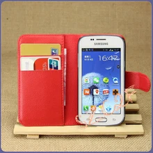 Para Samsung S7262 S7260 GT-S7262 GT 7262 Luxo Retro Carteira de Couro Caso da Tampa Da aleta Para Samsung Galaxy Star Plus S7262 Duos Pro