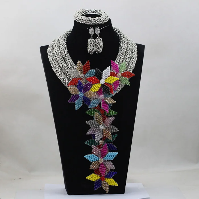 Модные ювелирные наборы, Кристальный цветок, ожерелье, наборы для женщин, ювелирные изделия, серебряные бусы, уникальный дизайн, бесплатная ... Модные ювелирные наборы, Кристальный цветок, ожерелье, наборы для женщин, ювелирные изделия, серебряные бусы, уникальный дизайн, бесплатная ...