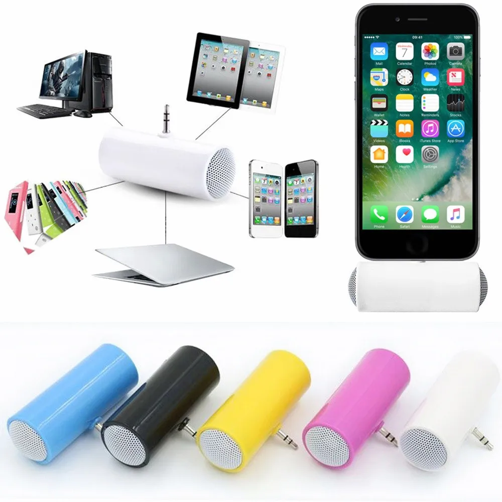 

High Quality Mini Portable 3.5mmLoudpeakers Music Stereo Audio Speaker for HTC Sony Mobile Phone MP3 MP4