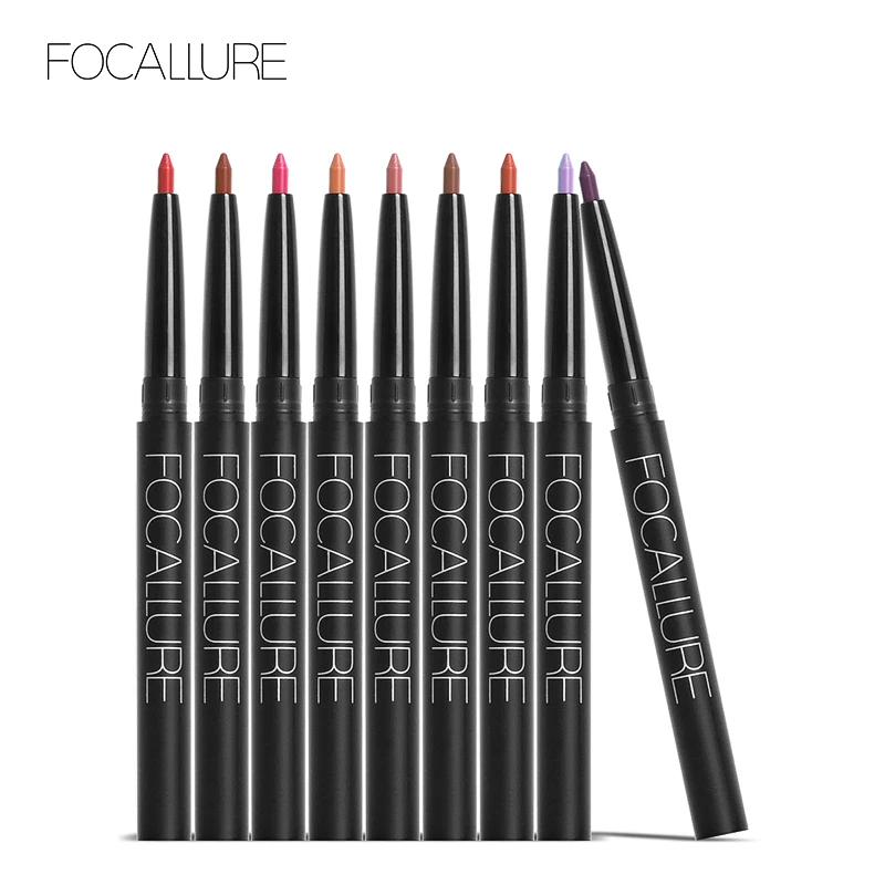 

FOCALLURE New Pro 19 Colors Lip Liner Waterproof Lip Liner Pencil Waterproof Lip Tools Lip Makeup Hot Sale Cosmetics