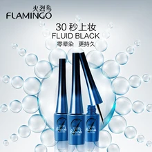 Фламинго струйный Черный карандаш для глаз гладкая жидкая подводка для глаз длится весь день 5,5 мл Точная тонкая жирная линия для любого стиля подводка для глаз 189