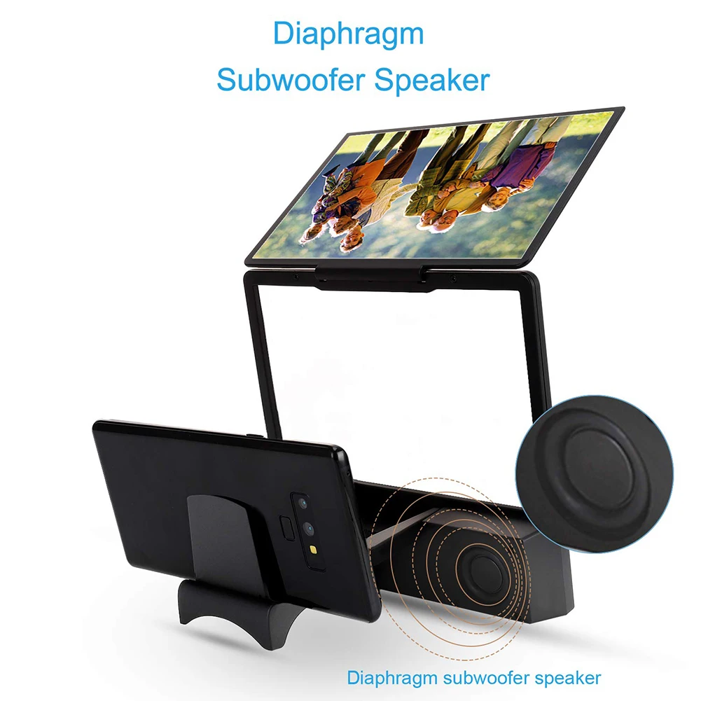 Горячий портативный 3D HD увеличитель для экрана телефона усилитель Bluetooth динамик