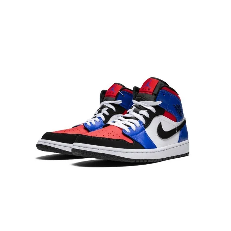 Nike Air Jordan 1 Новое поступление обувь для детей Дышащие Детские Баскетбол Спорт на открытом воздухе спортивная обувь#554724-124