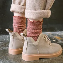 Jeseca Осенние новые модные носки для женщин зимние плотные теплые носки женские Harajuku винтажные уличные рождественские носки подарок