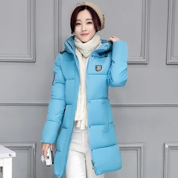 

NEW Fashion Winter jacket Women Long Style Parkas Coat Slim Casual Winter Coat Women Warm Parka Plus Size manteau femme