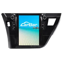 1" вертикальный экран Tesla стиль 1024*768 Android автомобильный DVD gps навигация Радио Аудио плеер для Toyota Corolla 2013- Авто AC