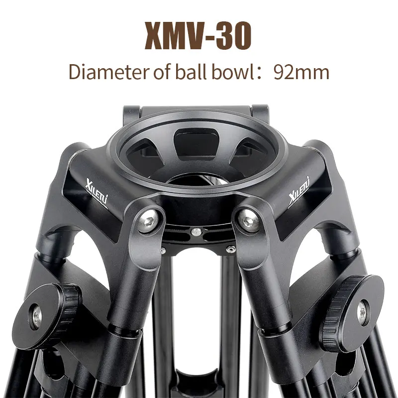 XILETU XMV-30 Профессиональная многофункциональная Cinecamera Штатив для Sachtler видео Регистраторы кино и ТВ играть в кино и телевидения