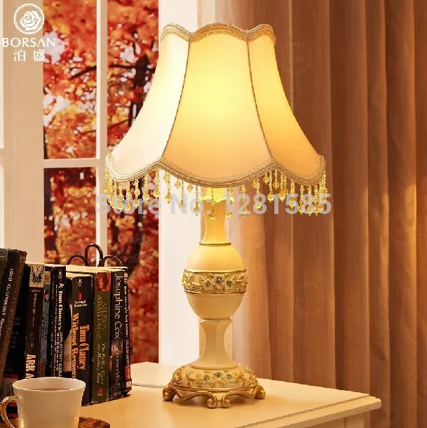 Fashion table lamp for bedroom,hotel,living room,study dimming rustic