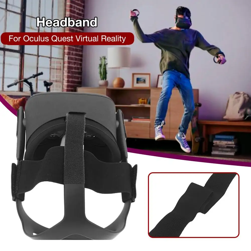 

Headband Head Strap Weight Reduction Comfortable Stretch Belt For Oculus Quest Virtual Reality VR Headset