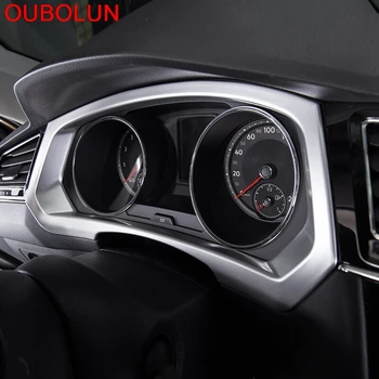 

OUBOLUN For Volkswagen Tiguan MK2 2017 2018 2019 Middle Console Instrument Panel Garish Dashboard Cover Trim Accessories ABS