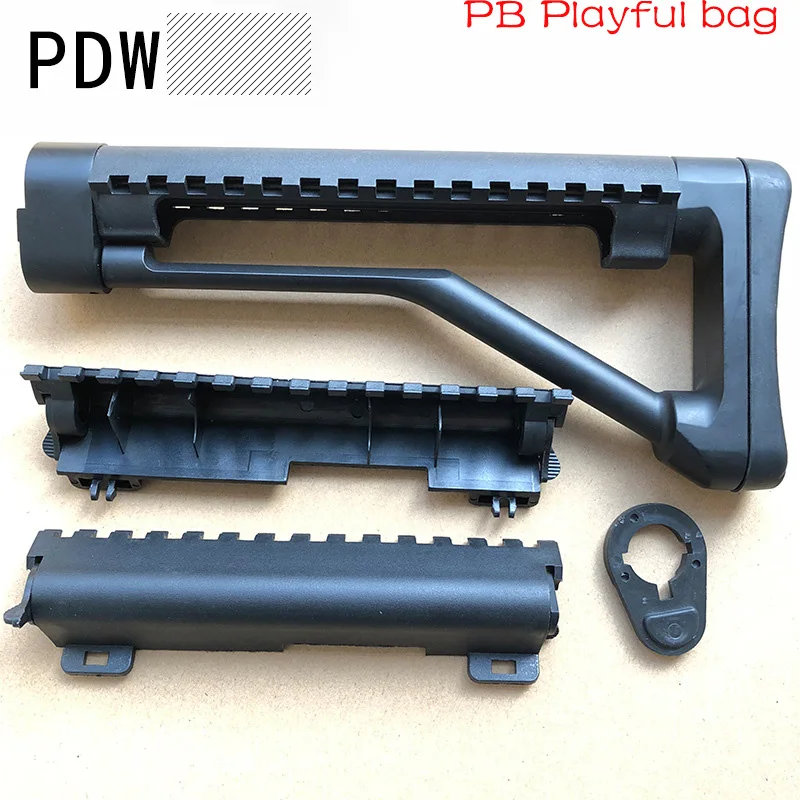 

Outdoor sports toys model tactics PDW triangle rear bracket battery box jinming9 BD556 TTM LTD416 modified assembly gel gun KD22