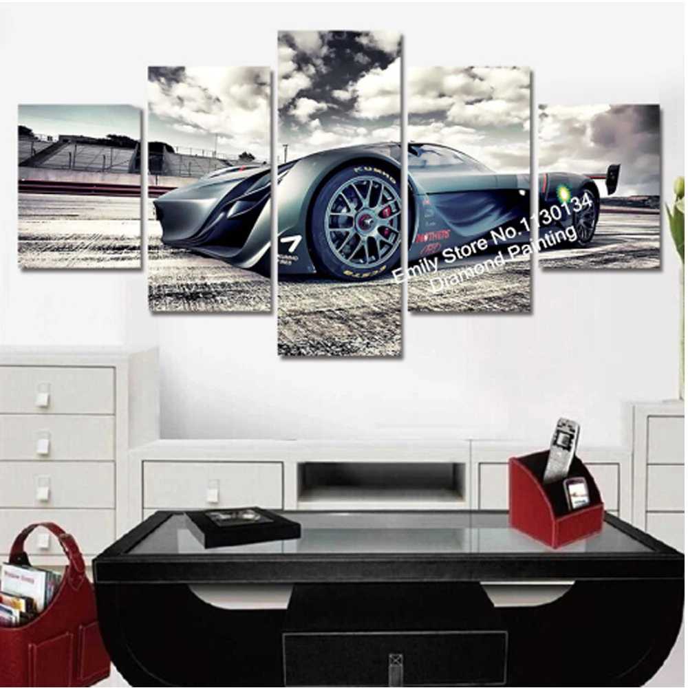 

Cool car Diy Diamond Painting Cross Stitch Crystal 5D Diamond Mosaic Rhinestone home Decor Painting Diamond Embroidery RS284