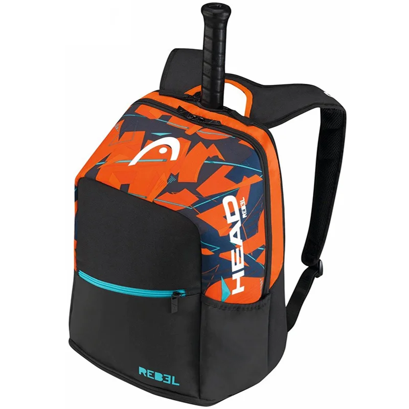 

Head Murray Tennis Racket Bag Double Shoulder Backpack Outdoor Sports Bag For 2-3 Rackets Workout Men