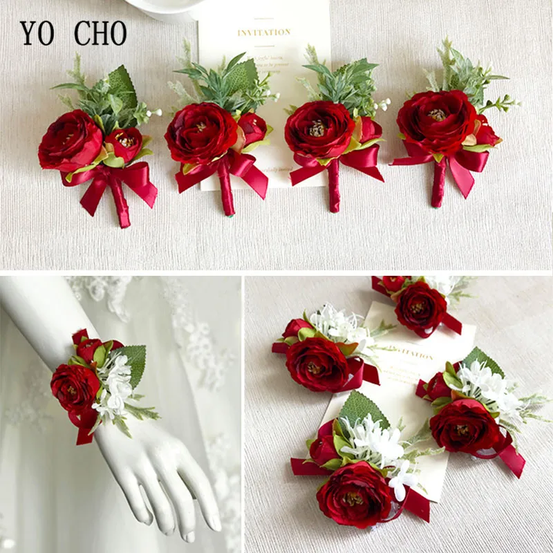 wedding wrist corsage