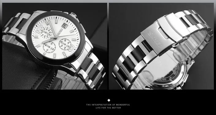 SKMEI Brand Men Dress Watches Top Brand Luxury Multifunction Sports Quartz Watch Waterproof Clock Men Relogio Masculino